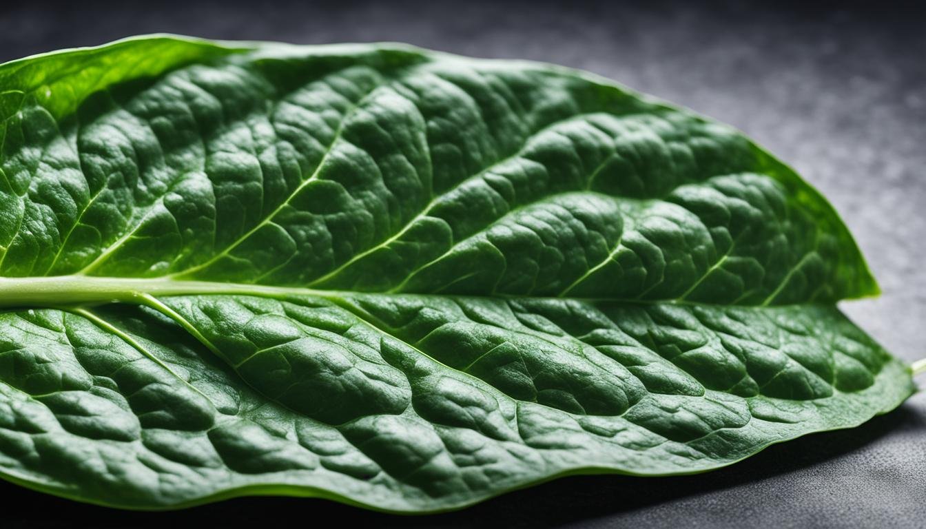 Spinach protects the skin from wrinkles